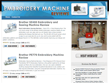 Tablet Screenshot of embroiderymachinereviewsx.com